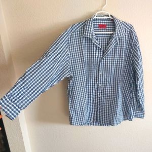 Plaid men's long sleeve
